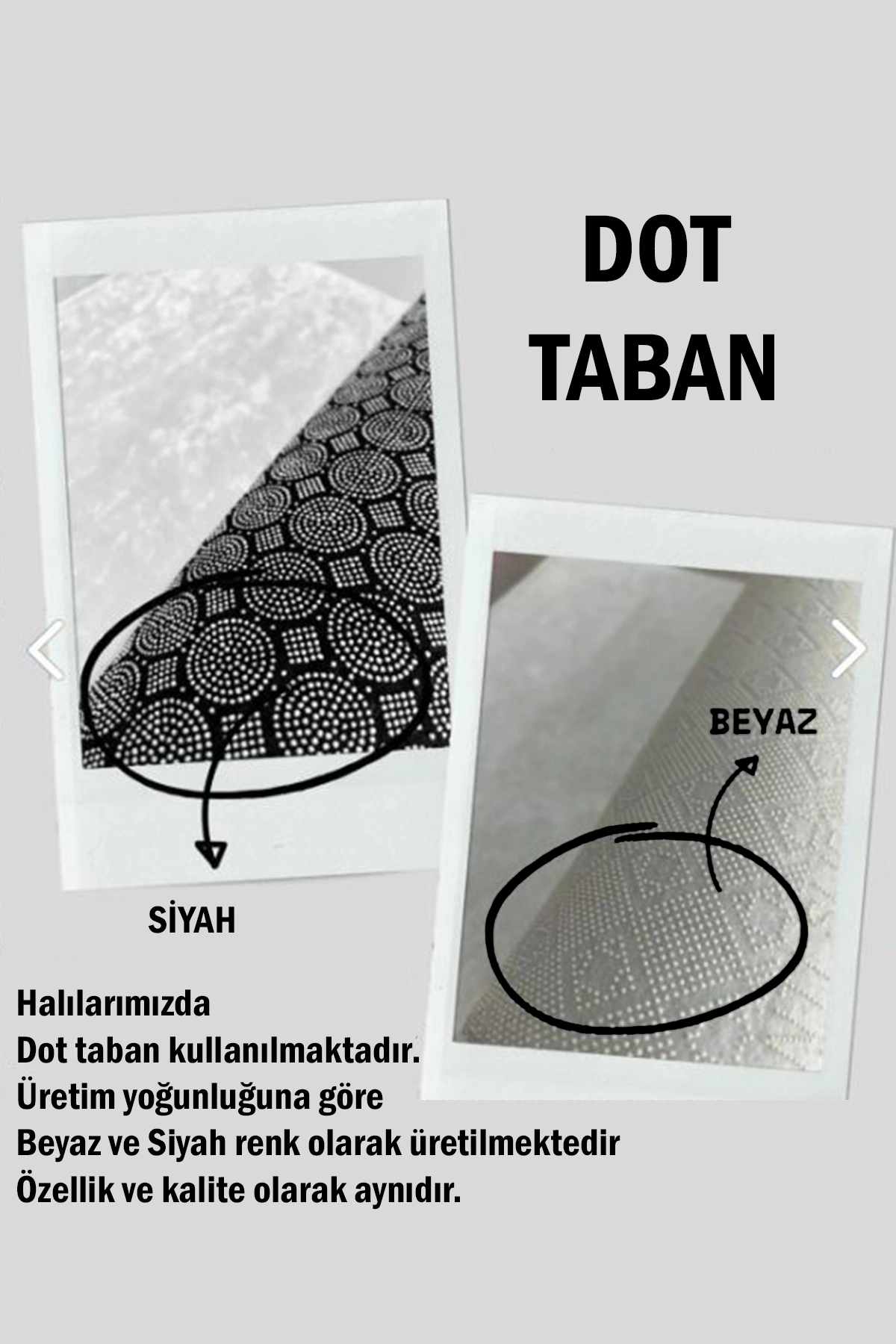 Beyaz Zemin Siyah Çizgili Desenli Modern Salon Halısı