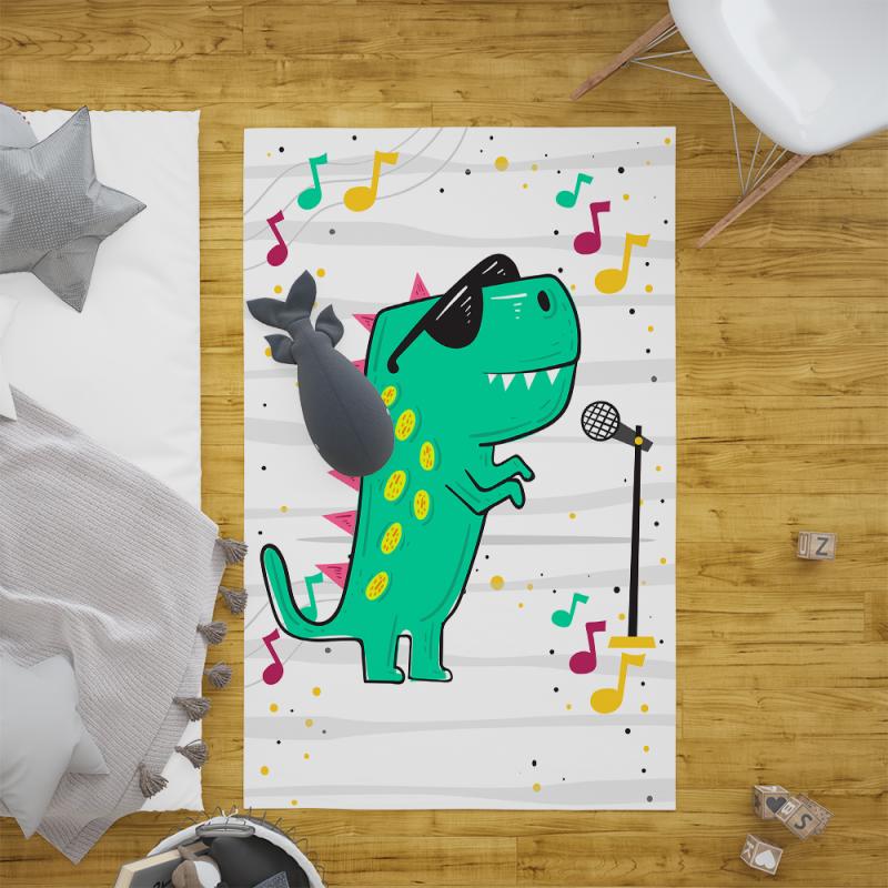 Şarkıcı%20Dinozor%20Çocuk%20Odası%20Halısı