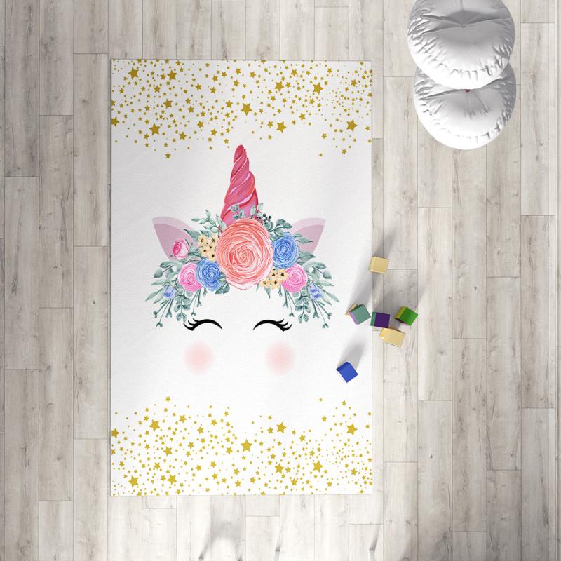 Yıldızlı%20Unicorn%20Çocuk%20Odası%20Halısı