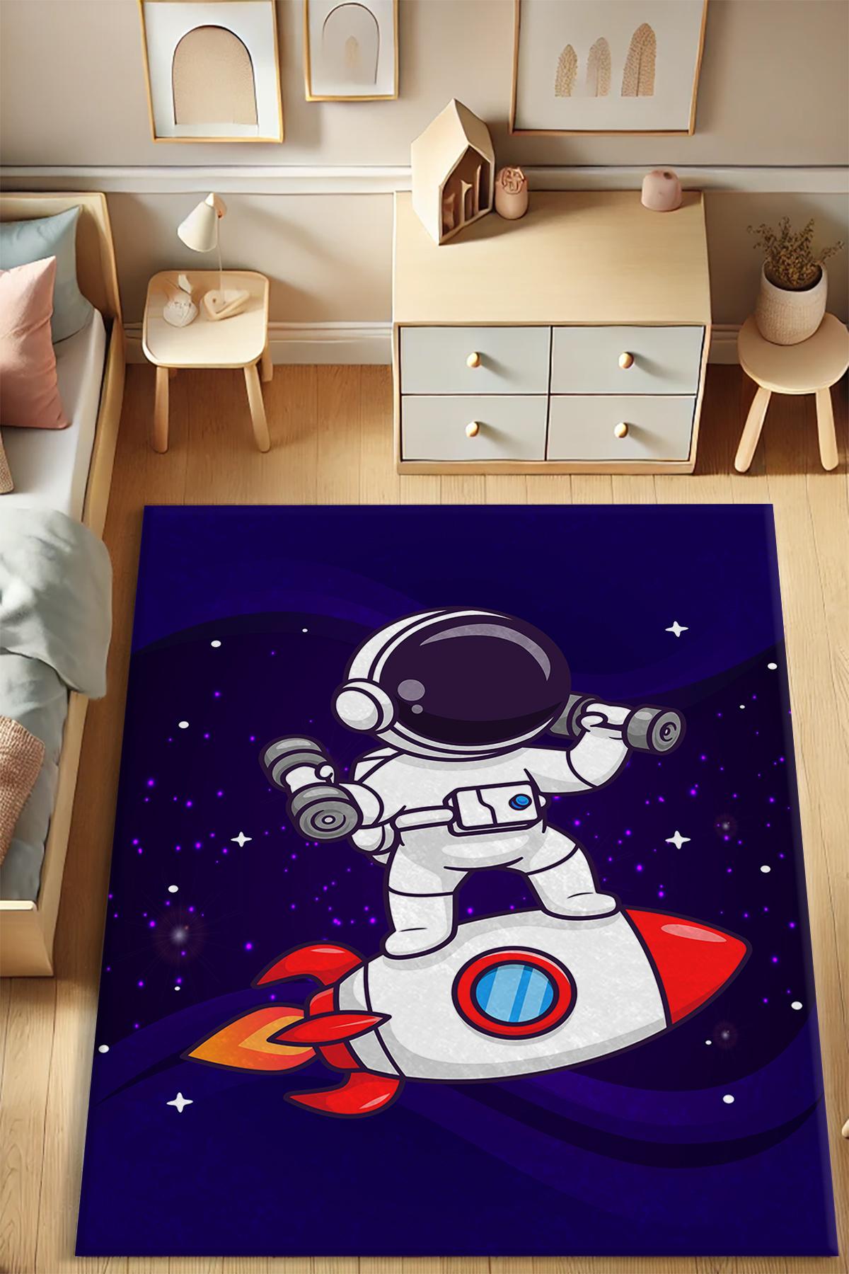 Dot Taban Astronot Çocuk Odası Halısı EPH131