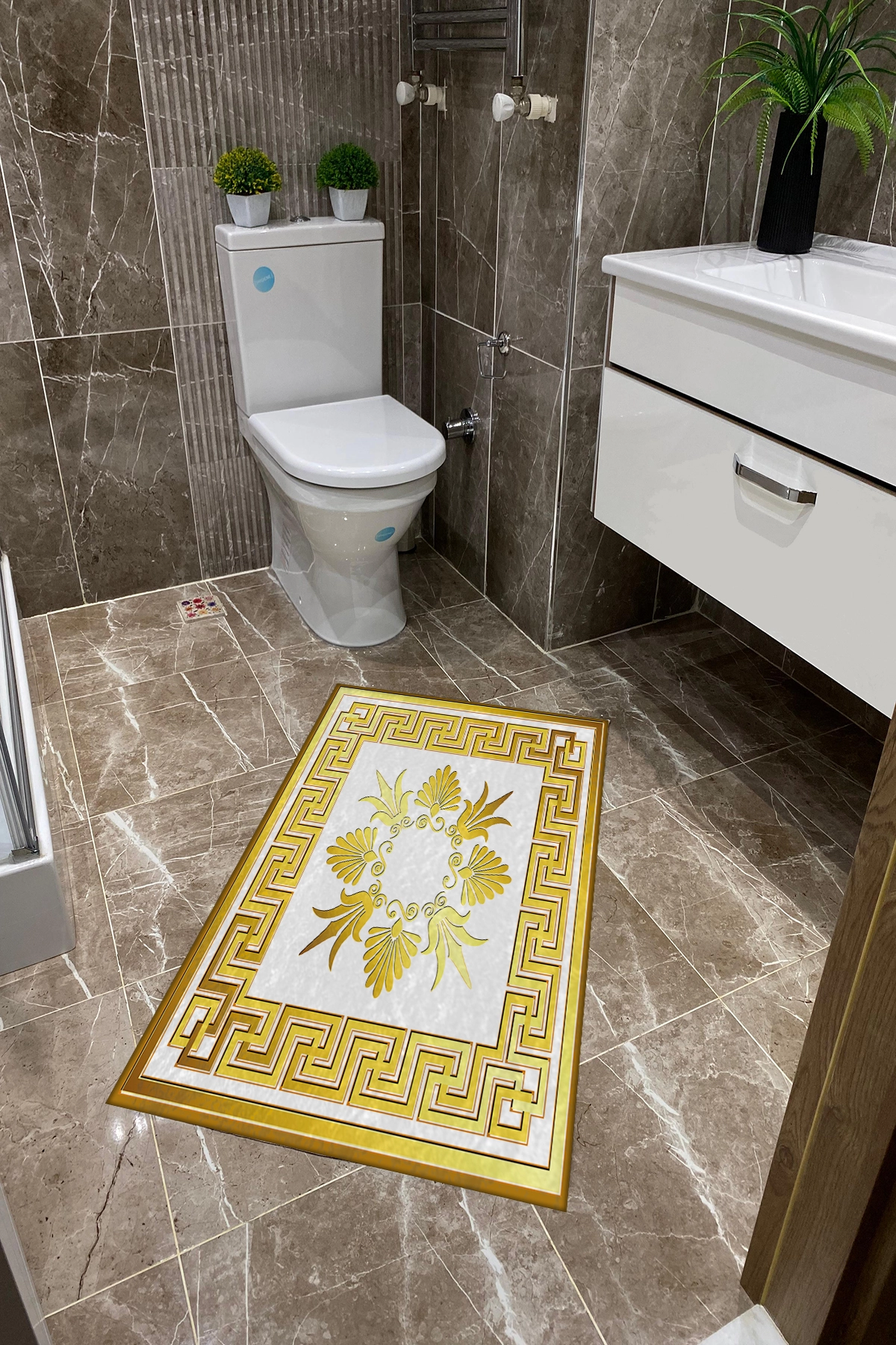 Gold Model Dot Taban İnce Klozet Takımı