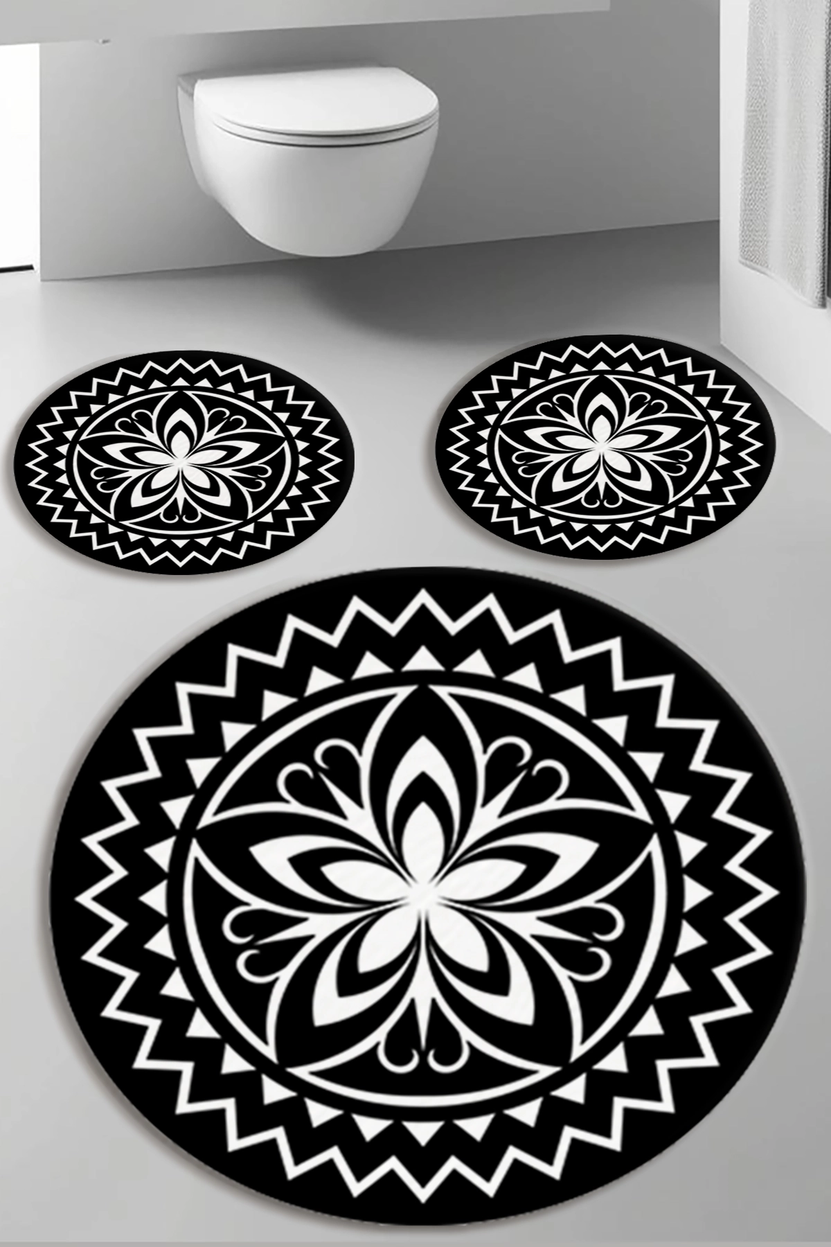 Yonca Banyo Paspas Seti Kalın Kalite-Premium Serisi