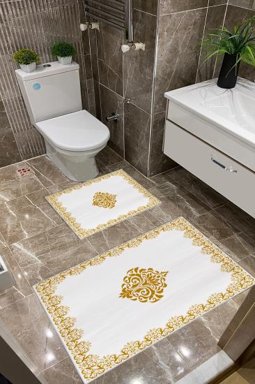 Damask Desen Klozet Takımı