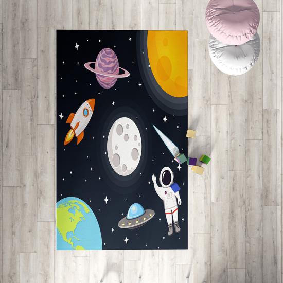 Evperest Astronot Çocuk Odası Halısı