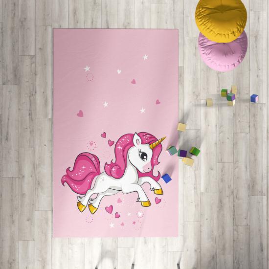 Evperest Kalpli Unicorn Çocuk Odası Halısı