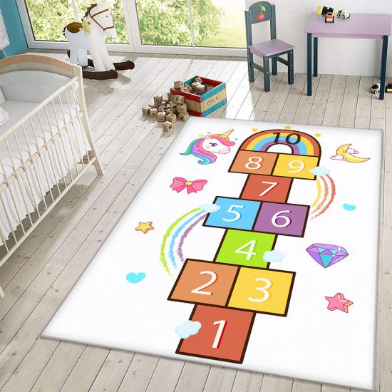 Unicornlu Seksekli Oyun Halısı