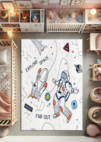 Evperest Astronot Çocuk Odası Halısı EPH108