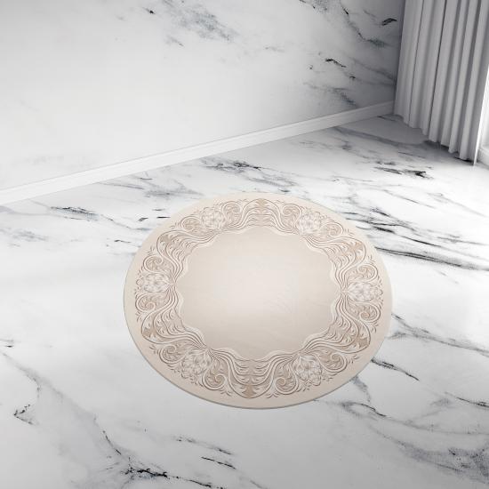 Evperest Yuvarlak Halı Silver Model