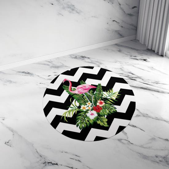 Evperest Yuvarlak Halı / Flamingo Model