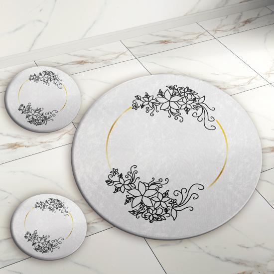 Evperest White Gold Banyo Paspas Seti