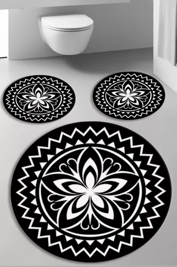 Evperest Premium Yonca Banyo Paspas Seti Kalın Kalite