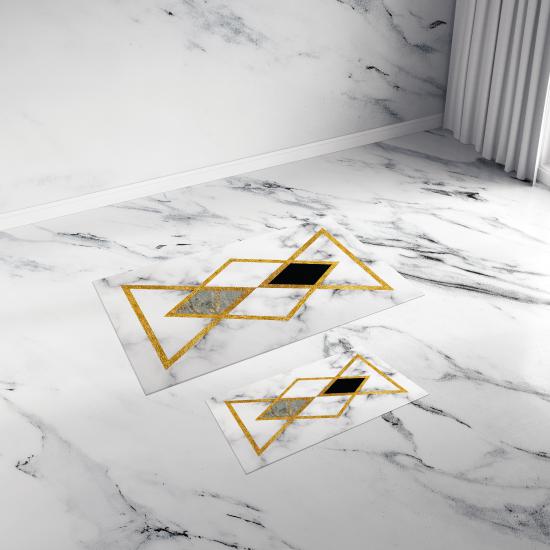 Evperest Banyo Klozet Takımı / Gold Çerçeve Model