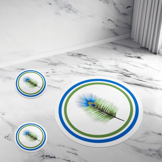 Evperest Banyo Paspas Seti / Tüylü Model