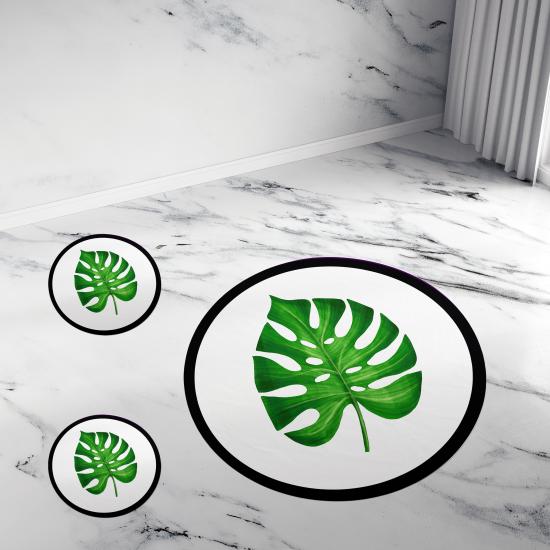 Evperest Banyo Paspas Seti / Yaprak Model